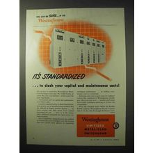 1950 Westinghouse Unitized Metal-Clad Switchgear Ad