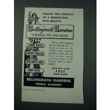 1952 Bellingrath Gardens Mobile, Alabama Ad - Follow this Signpost