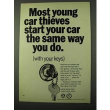 1971 Department of Justice Ad - Young Car Thieves