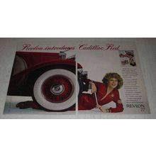 1977 Revlon Cadillac Red Makeup Ad