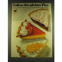 1966 Jell-O Pudding Ad - Follow-the-picture Pies