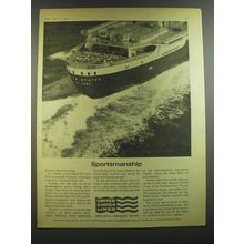 1964 United States Lines Ad - Sportsmanship