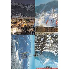 Garmisch Partenkirchen Olympic Games Ski Slopes Aerial 4x German Postcard s