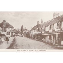 Hare Street Old Gidea Park Romford Essex Postcard