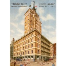 Torni Hotel Helsinki Finland Old Postcard