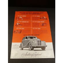 1949 Austin of England Austin A40 Devon & Dorset Sedans Sales Brochure