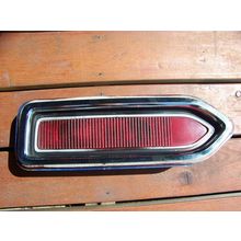 1970 PLYMOUTH SATELLITE BELVEDERE LH TAILLIGHT LENS, HOUSING, TRIM OEM COMPLETE