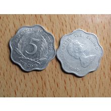 Eastern Caribbean Territories 1989 5 Cents Coin