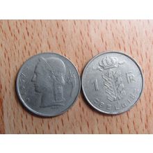 Belgium 1957 1 Frank Belgie (Dutch - Flemish Text) Coin