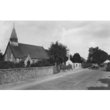 St Peters Parish Church Selsey in 1930 Sussex St Wilfred Postcard