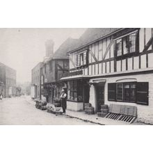 Edward Webster Grocers at East Street Petworth Sussex Postcard