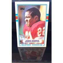 JAMIE MORRIS 1989 TOPPS SUPER ROOKIE FOOTBALL CARD #252