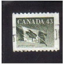 1989 canada flag 43c f/u sg1363