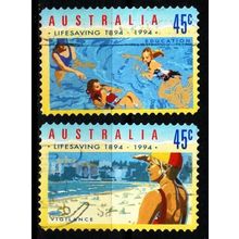 AUSTRALIEN AUSTRALIA [1994] MiNr 1389-90 ( O/used ) Sport