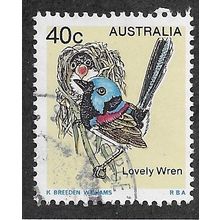 AUS 1978 40c 'BIRD - LOVELY WREN) FINE USED (EBID68-016)
