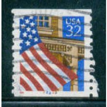 Used 2913 32c U.S. Flag Over Porch Fine CNS 22222 W0833