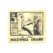 Maxwell Shane Stiletto Shoes In Testicles Fight Bookplate Postcard