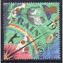 GB 2001 The Weather - Rain 19p Used