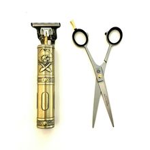Hashir Professional Beard Hair Nose Ear Scissors Rechargeable Cordless Trimm...