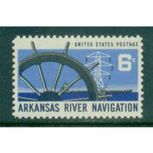 1358 6c Arkansas River Fine MNH MA0414