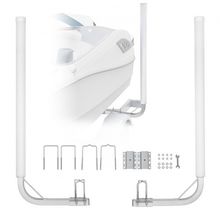 Marine Trailer Guide Set, 48'' Flexibly Adjustable Poles, Pair of Steel Supp...