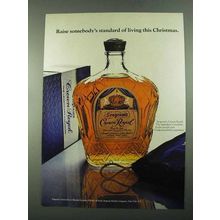 1969 Seagram's Crown Royal Bourbon Ad - This Christmas