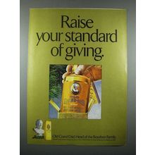 1976 Old Grand Dad Bourbon Ad - Raise Your Standard
