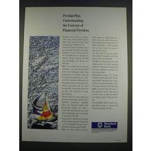 1989 Standard Bank Ad - PrestigePlan. Understanding the concept