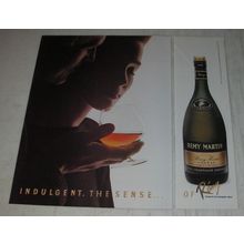 1989 Remy Martin Cognac Ad - Indulgent. The sense of Remy