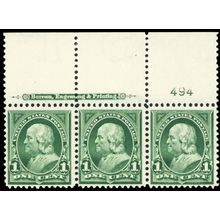 279, Mint NH PL# Strip of Three Stamps CV $85+ *- Stuart Katz