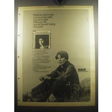 1974 Rachel Faro Refugees Album Ad - While the wind is right