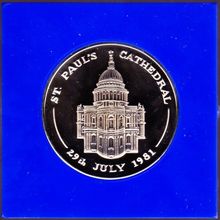 1981 Great Britain Medallion Proof St Pauls Cathedral Wedding