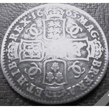 1663 Charles II Silver Shilling first bust Very RARE Transposed Shields