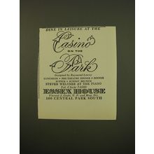 1961 Essex House Advertisement - Dine in leisure at the Casino on the Park