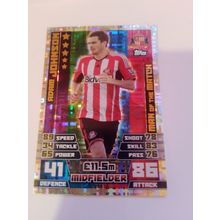 match attax 14/15 man of the match adam johnson no.392