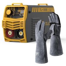 TOOLIOM 135A 110V Stick Welder MMA Arc Welder Machine+16 Inches 932℉ Welding Glo