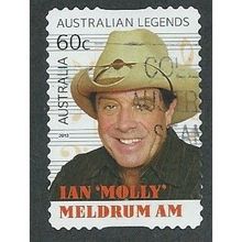 AUS 2013 60c (S/A) 'AUSTRALIAN LEGENDS-IAN MOLLY MELDRUM' FINE USED (EBID36-180)