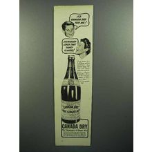 1944 Canada Dry Pale Ginger Ale Soda Ad