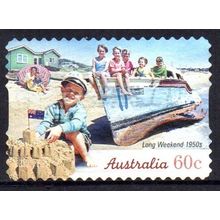 Australia 2010 Long Weekend - 1950's 60c s/a Used