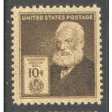 893 10c Alexander Graham Bell Fine Plus MNH BA0408
