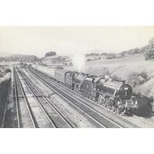 Engine 44781 44871 Settle Junction Carlisle Last BR Steam Train Railway Postcard