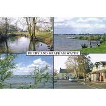 Perry & Grafham Water Post Office Cambridge Village Postcard