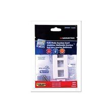 Wallplt 3-Port Multi-Med