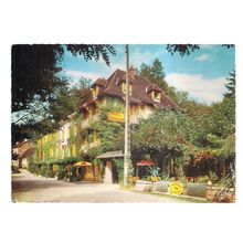 HOTEL DE CRO-MAGNON, LES EYZIES EN PERIGORD used postcard 1965 postmark #