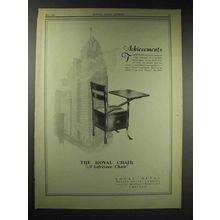 1929 Royal Movable Chair Ad - Achievements