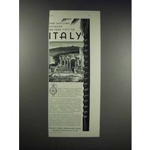 1931 Italian Tourist Information Office Ad - Sojourn