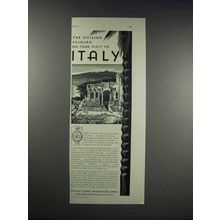1931 Italian Tourist Information Office Ad - Sicilian