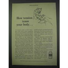 1961 Bufferin Ad - How Tension Taxes Your Body