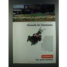 1986 Ransomes M36 Mower Ad - Indiana Convention Center