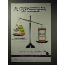 2005 Aventis Allegra Ad - Weigh Against Alternatives